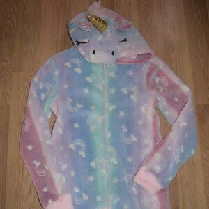 Women's Secret Treasures unicorn pastel onesie, sz. XS EUC